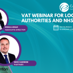 VAT Webinar for Local Authorities and NHS Partners