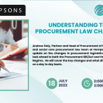 Understanding the Procurement Law Changes