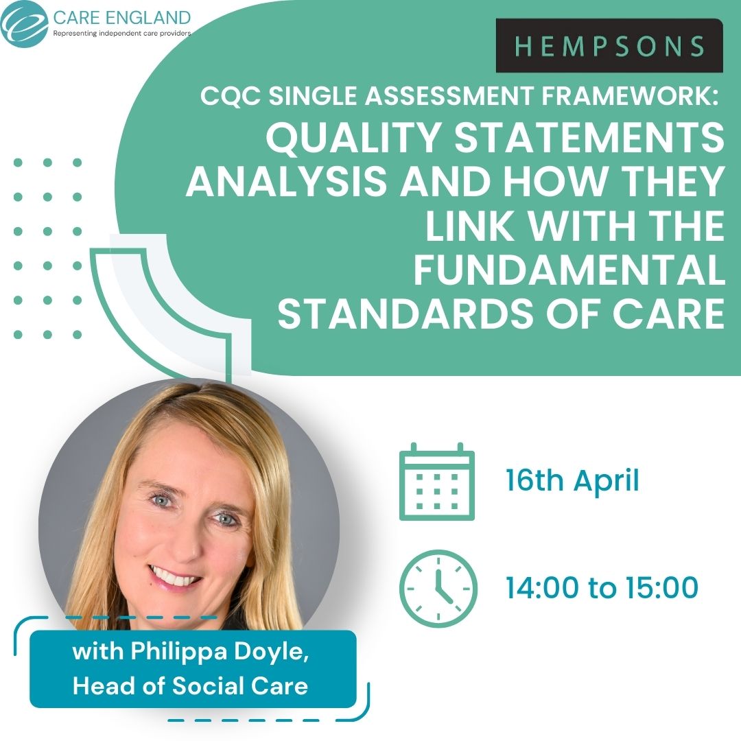 CQC Single Assessment Framework: Quality Statements Analysis and how they link with the fundamental standards of care