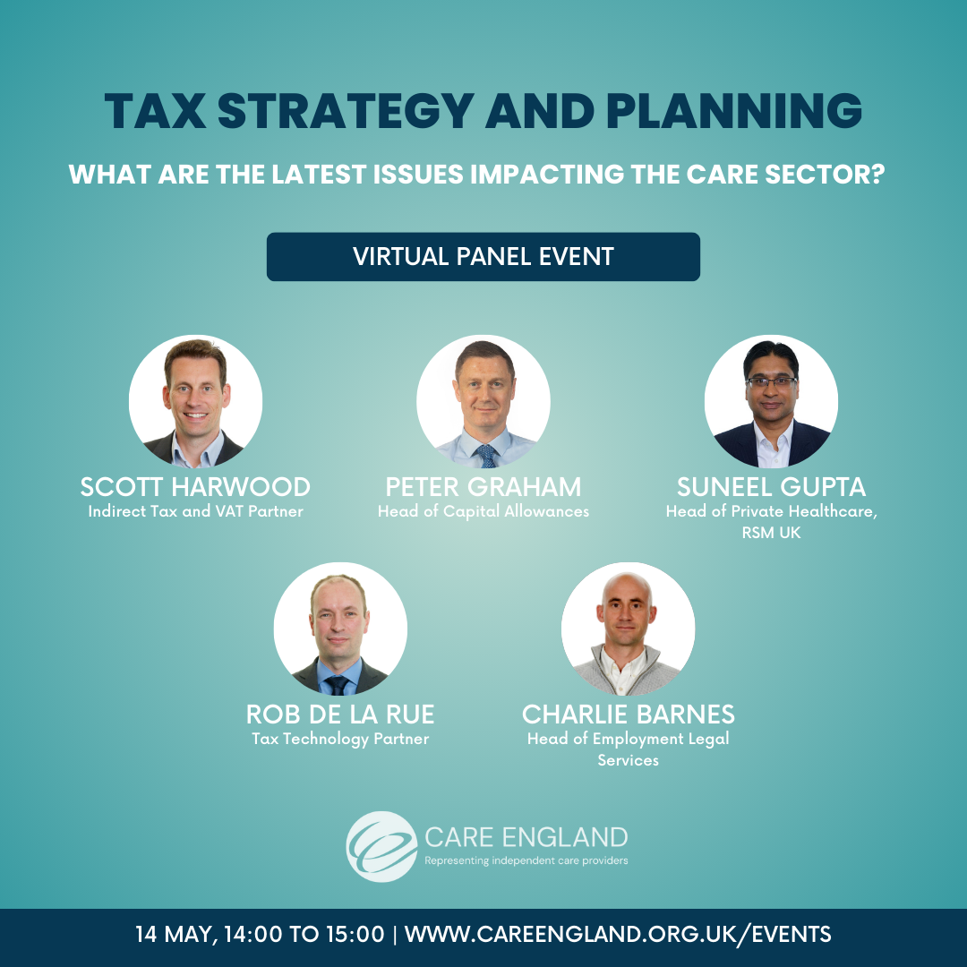 Tax Strategy and Planning: What are the latest issues impacting the care sector?