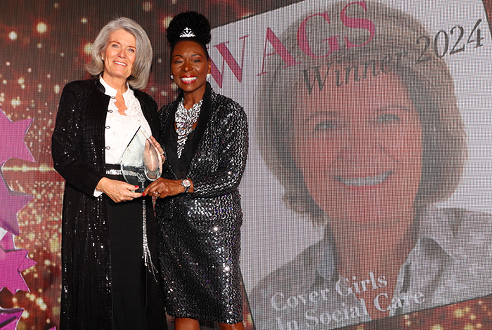 Autumns Founder, debbie Harris and Baroness Floella Benjamin. Baroness Benjamin