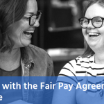 What is happening with the Fair Pay Agreement for adult social care