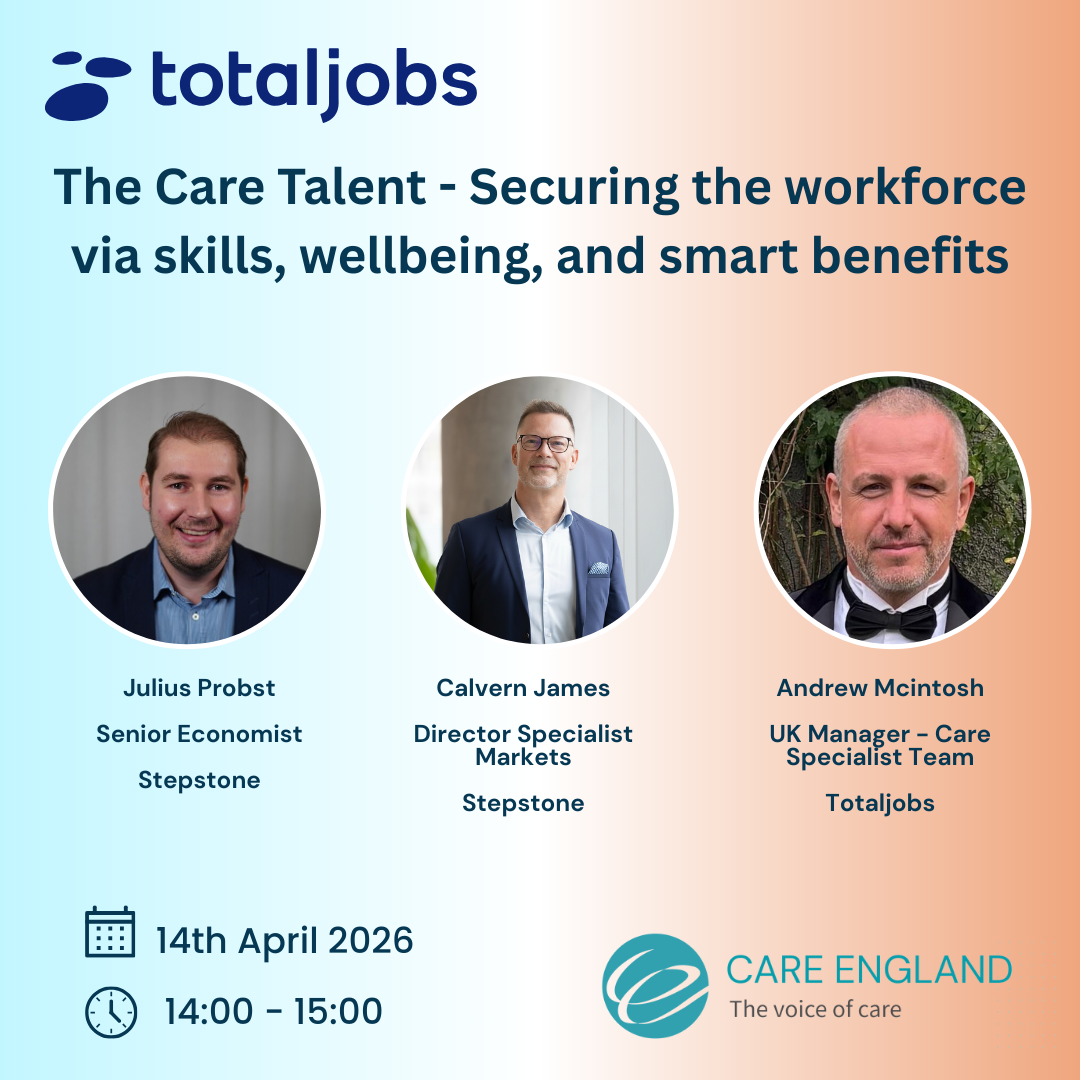 The Care Talent - Securing the workforce via skills, wellbeing, and smart benefit