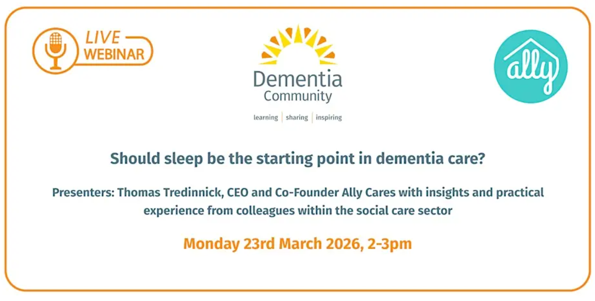 Should sleep be the starting point in dementia care?
