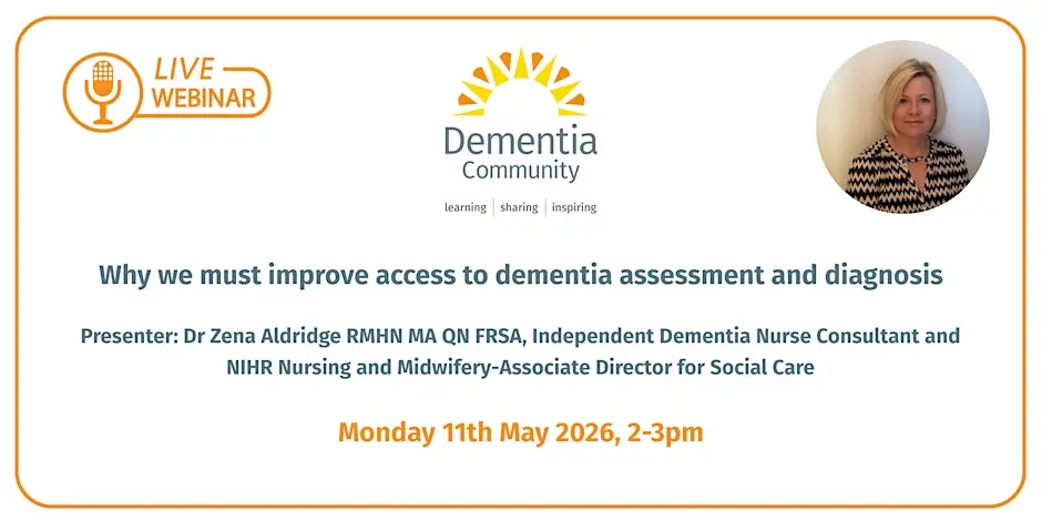 Why we must improve access to dementia assessment and diagnosis