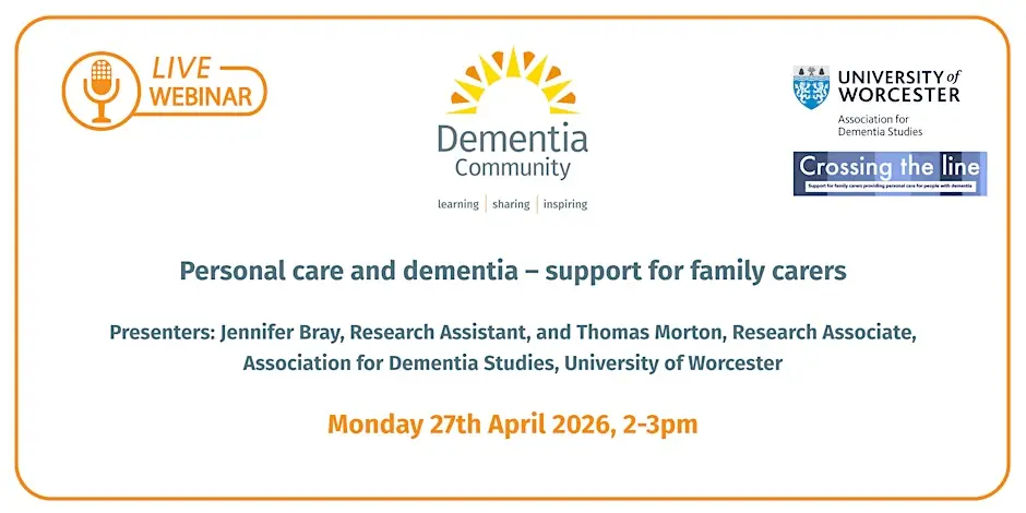 Personal care and dementia – support for family carers.