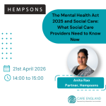 The Mental Health Act 2025: What Social Care Providers Need to Know Now