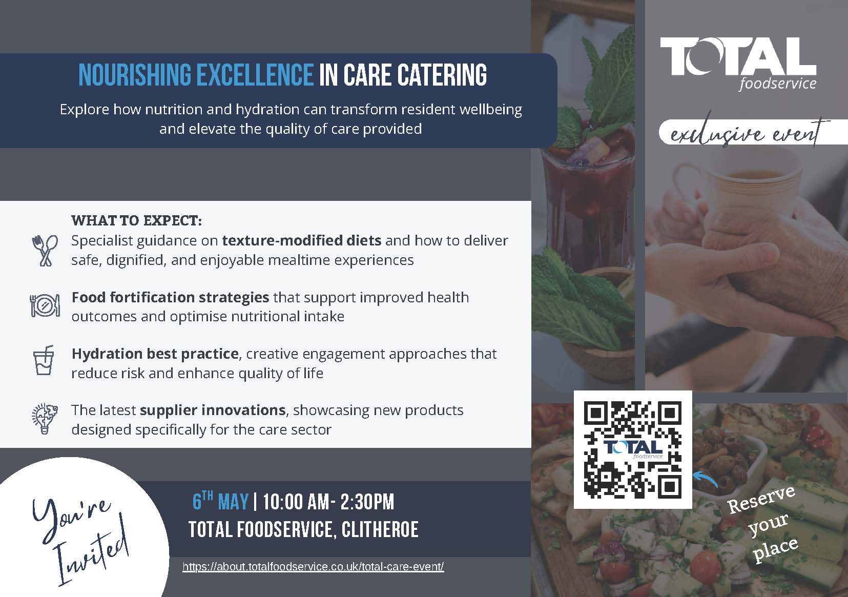 Innovations & insights for nutrition & hydration in care - Clitheroe