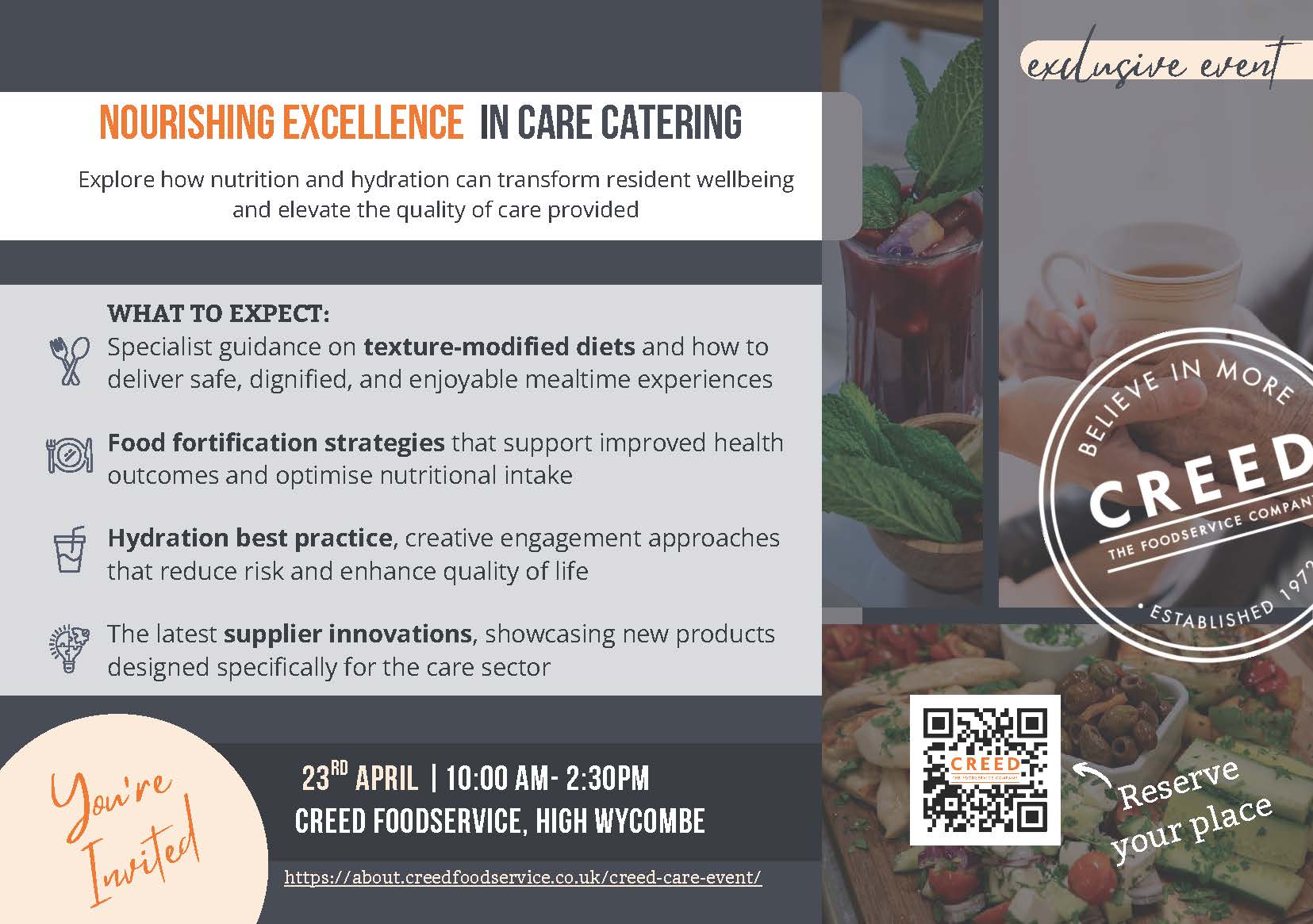 Innovations & insights for nutrition & hydration in care - High Wycombe