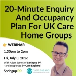 20‑Minute Enquiry And Occupancy Plan For UK Care Home Groups
